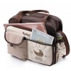 Dark Brown Unisex Messenger Diaper Bag